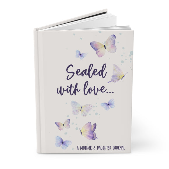 Sealed with Love Butterflies Hardcover Journal Matte