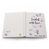 Sealed with Love Butterflies Hardcover Journal Matte