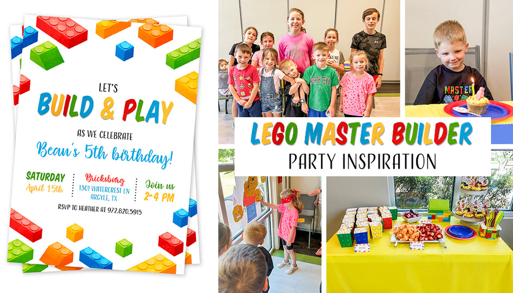 Lego Master Builder Birthday Party