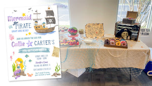 Mermaids and Pirates Birthday Party