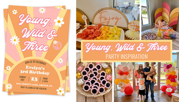Young, Wild & Three Birthday Party
