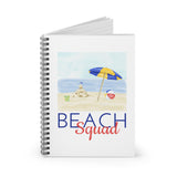 Beach Squad Spiral Notebook - Ruled Line