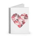 Heart Full of Hearts Spiral Notebook - Ruled Line