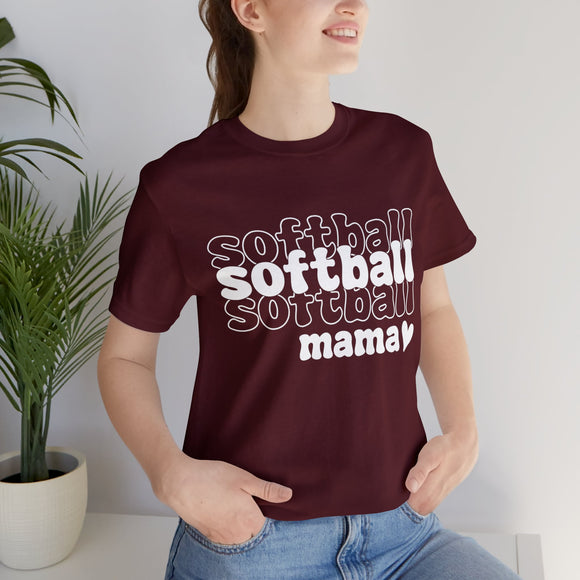 Softball Mama - Unisex Jersey Short Sleeve Tee