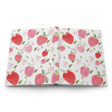 Watercolor Strawberries Hardcover Journal Matte