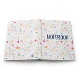 Paint Splattered Hardcover Journal Matte