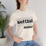 Softball Mama - Unisex Jersey Short Sleeve Tee
