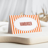 Whataburger Inspired Birthday Food Label