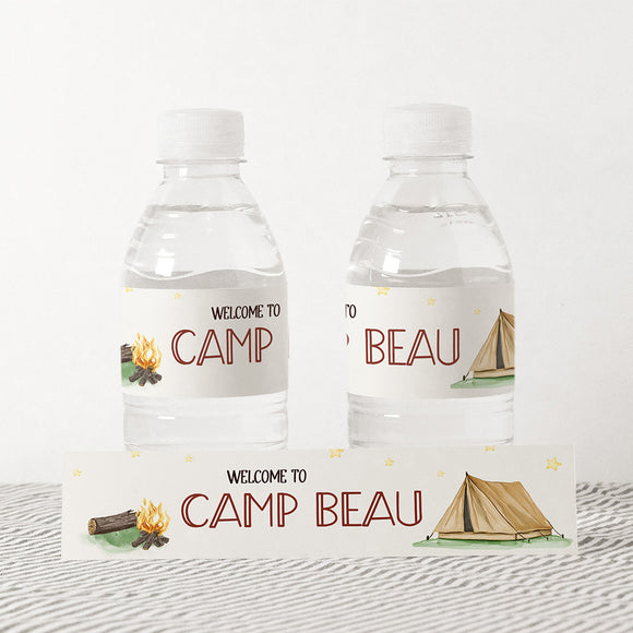 Birthdays are S'more Fun Water Bottle Label