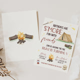 Birthdays are S'more Fun No Gifts Please Card