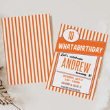 Whataburger Birthday Table Number - EDIT YOURSELF