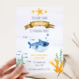 Baby Shark Birthday Party Invitation