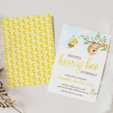 Honey Bee Birthday Party Invitation