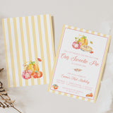 Our Sweetie Pie Birthday Party Invitation