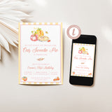 Our Sweetie Pie Birthday Invitation - EDIT YOURSELF