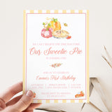 Our Sweetie Pie Birthday Party Invitation
