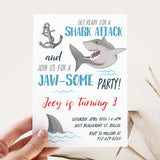 Jawsome Birthday Party Invitation