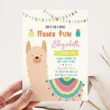 Whole Llama Fun Birthday Party Invitation
