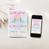 Mermaid Bash Birthday Party Invitation
