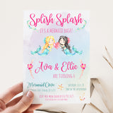 Mermaid Bash Birthday Party Invitation