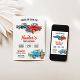 Vintage Truck Birthday Party Invitation