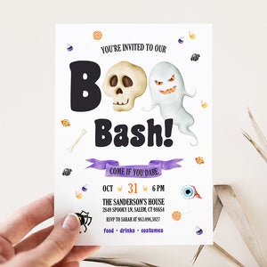 Boo Bash Halloween Party Invitation